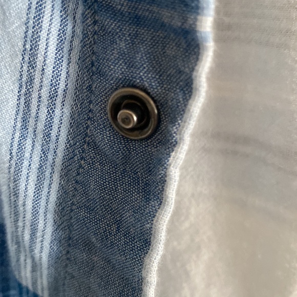 Lucky plaid shirt sleeve button down - Picture 4 of 4